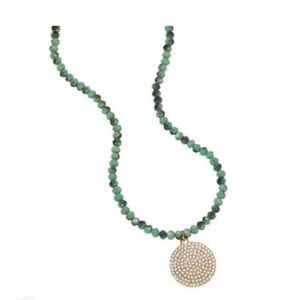 Park Lane Isla Sparkle box necklace with Gold Pendant